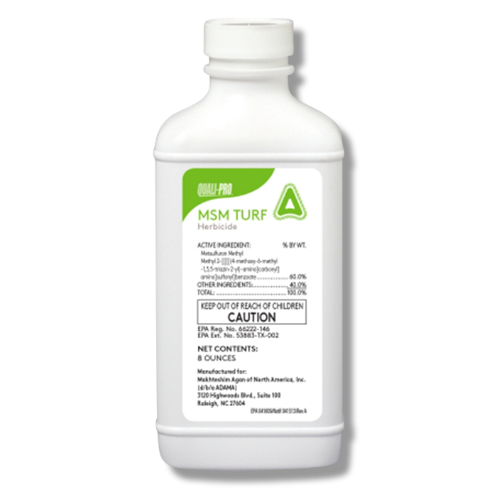 MSM Turf 8oz- Metsulfuron Methyl 60% Herbicide Manor DF