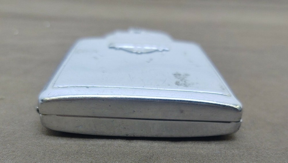 Vintage Ronson Monogram Combo Cigarette Lighter & Cigarette Case