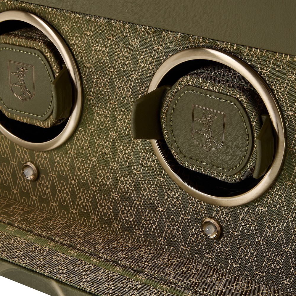 Earth Triple Watch Winder- Olive