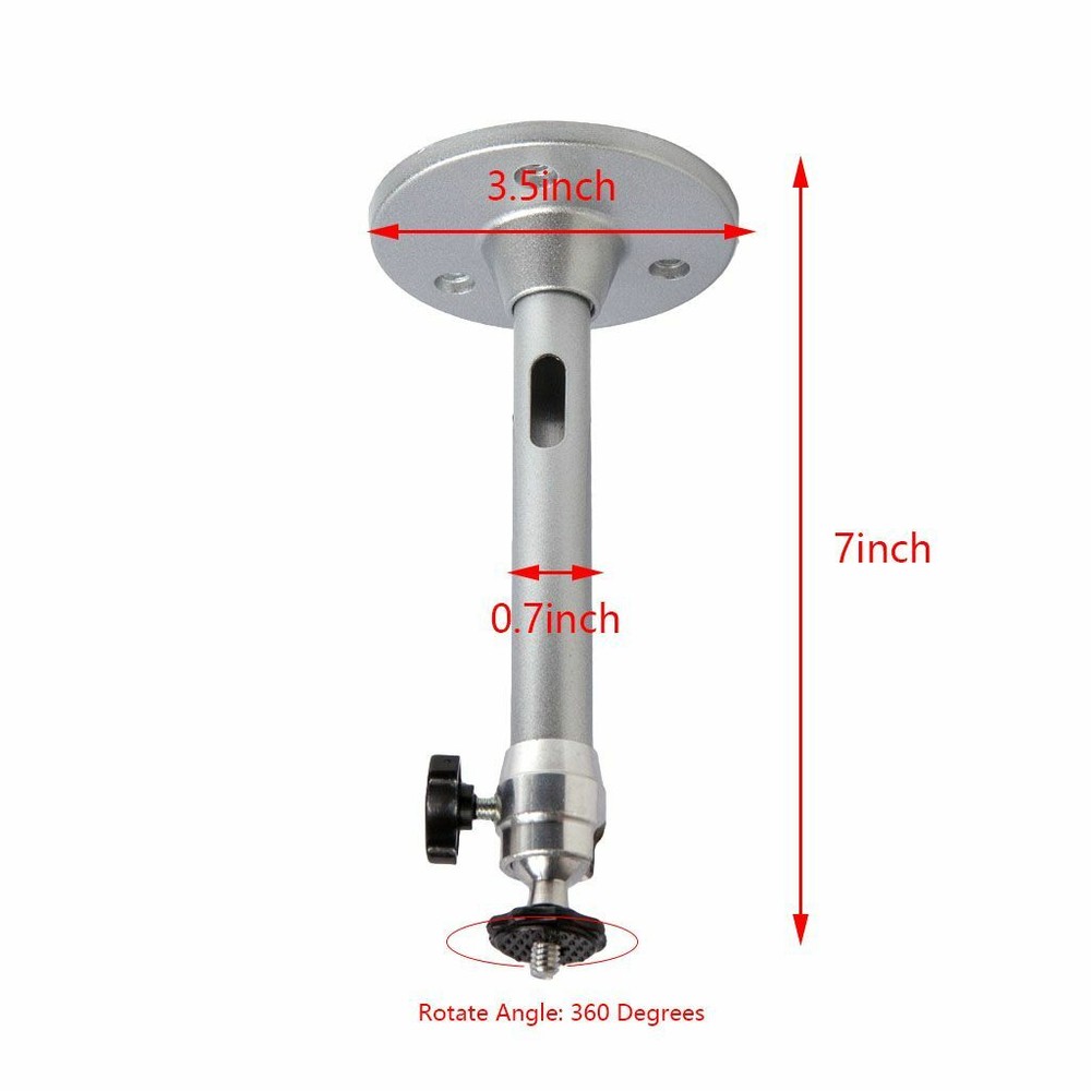 Universal 18/22cm Mini Projector Ceiling Wall Mount Bracket Aluminium Capacity