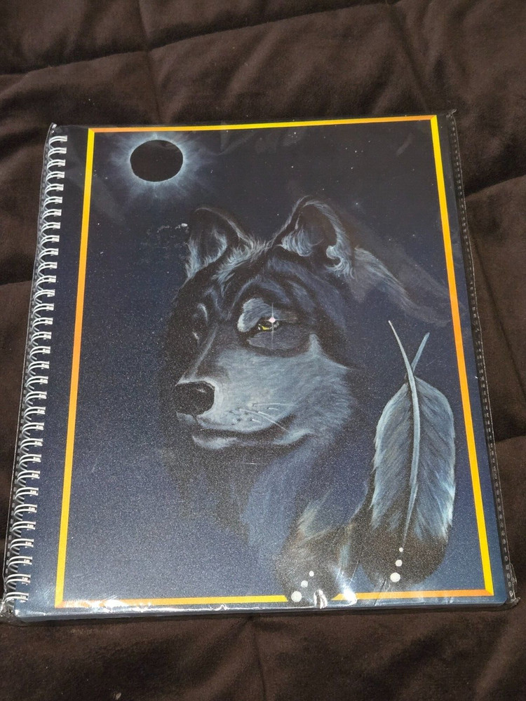 Native Reflections  Spiral Notebook - WOLF & ECLIPSE-SEALED