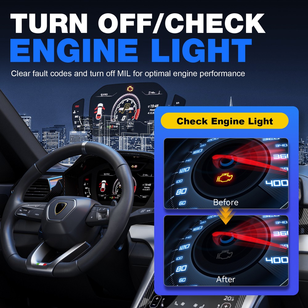 Automotive OBD2 Code Reader OBD Scanner Car Check Engine Fault Diagnostic Tool