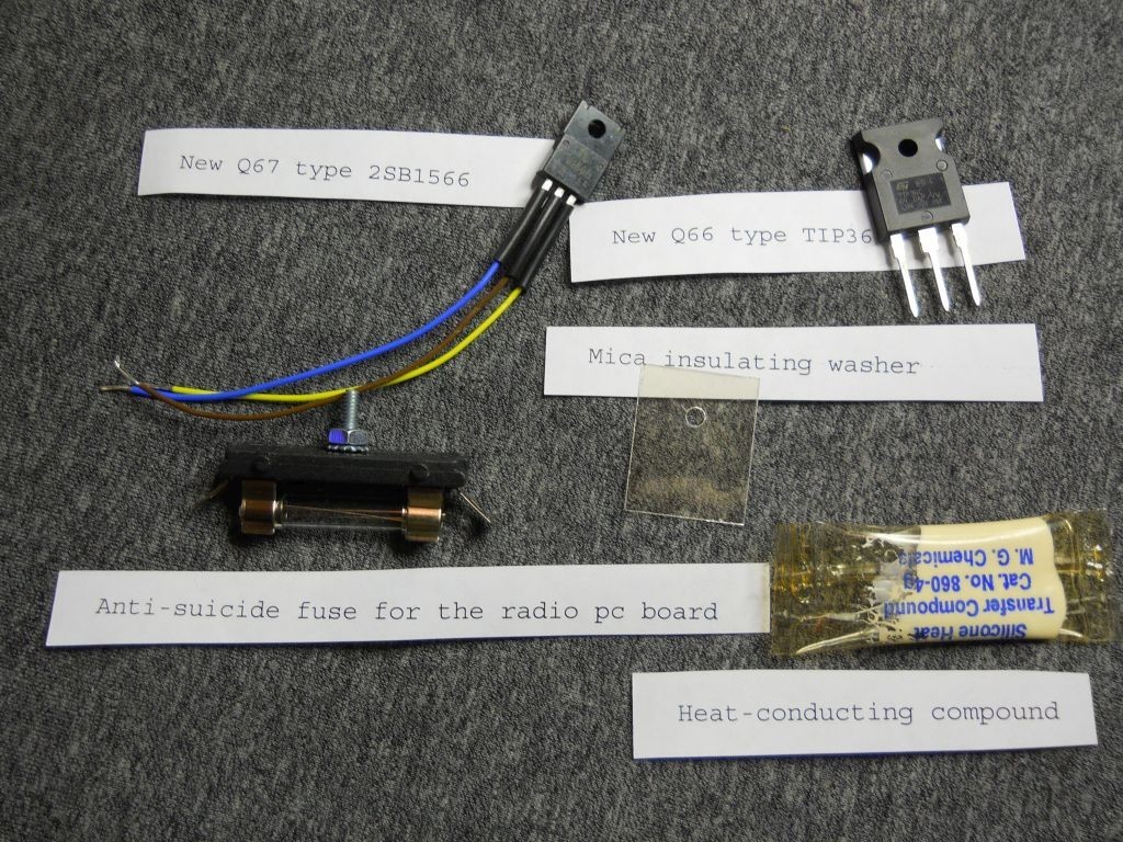 RCI2995 fix for failed Q67 smt transistor