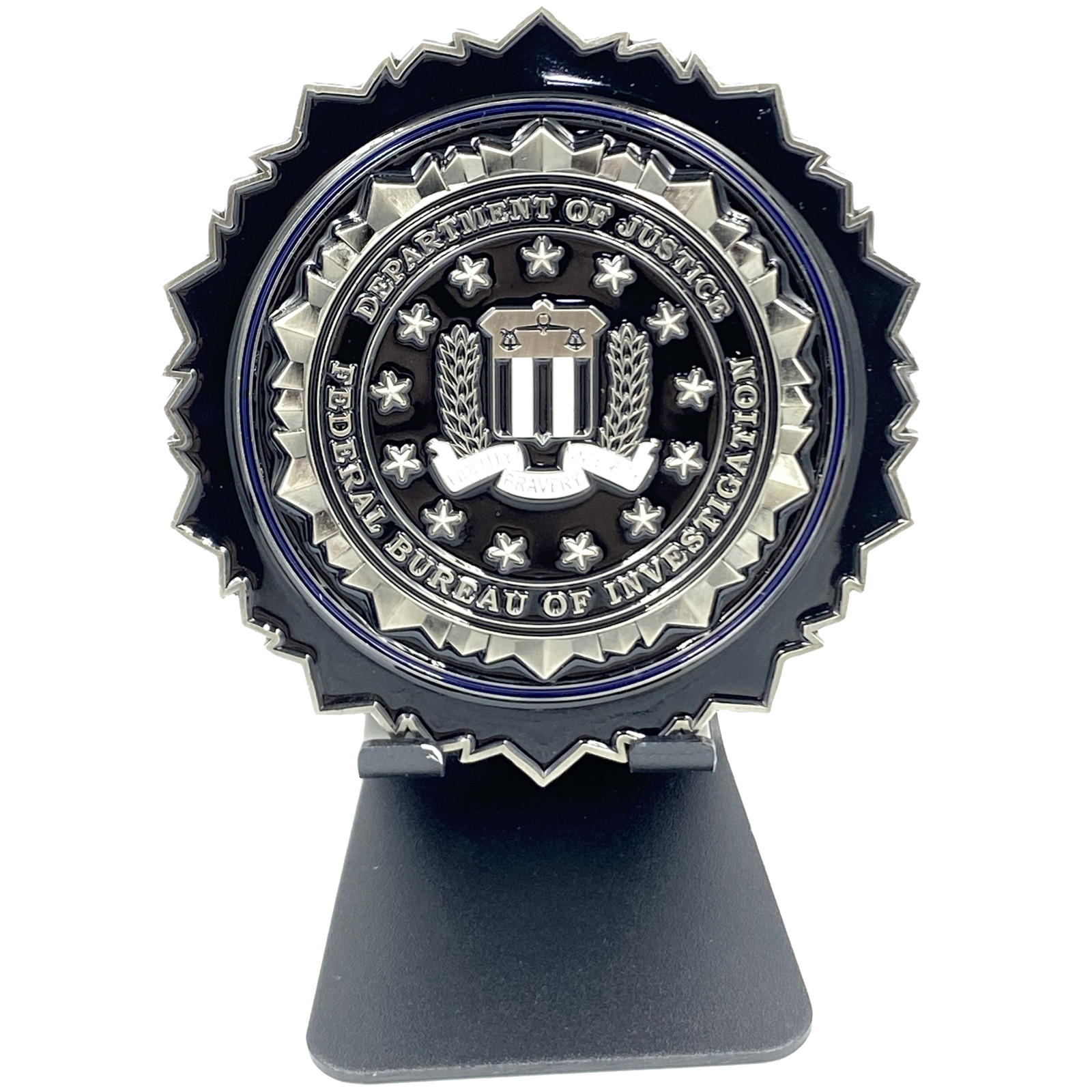 EL9-005 FBI Challenge Coin Special Agent Intel Analyst Federal Thin Blue Line