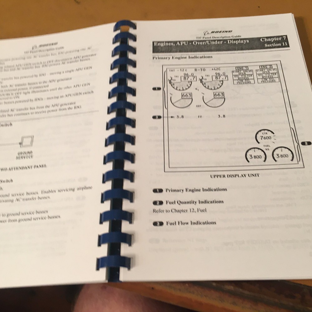Boeing 737 Instrument Panel Description Guide