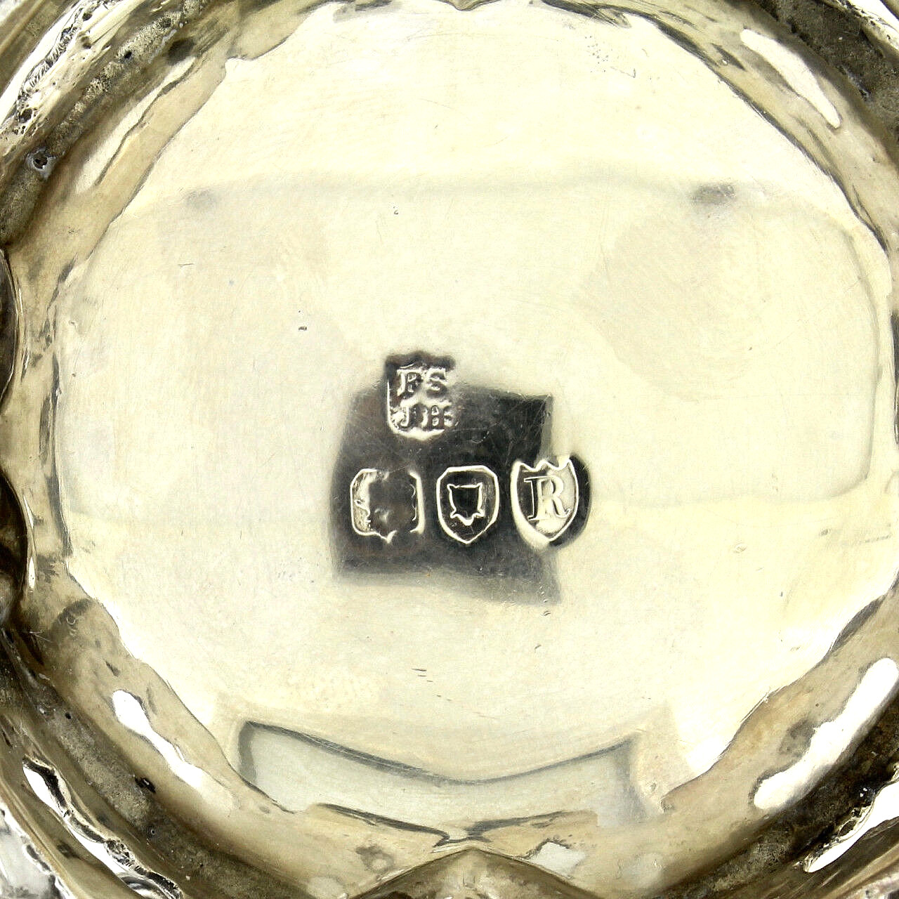 Antique English Sibray Hall & Co. 1892 Sterling Silver Sweetmeat Bon Bon Dish