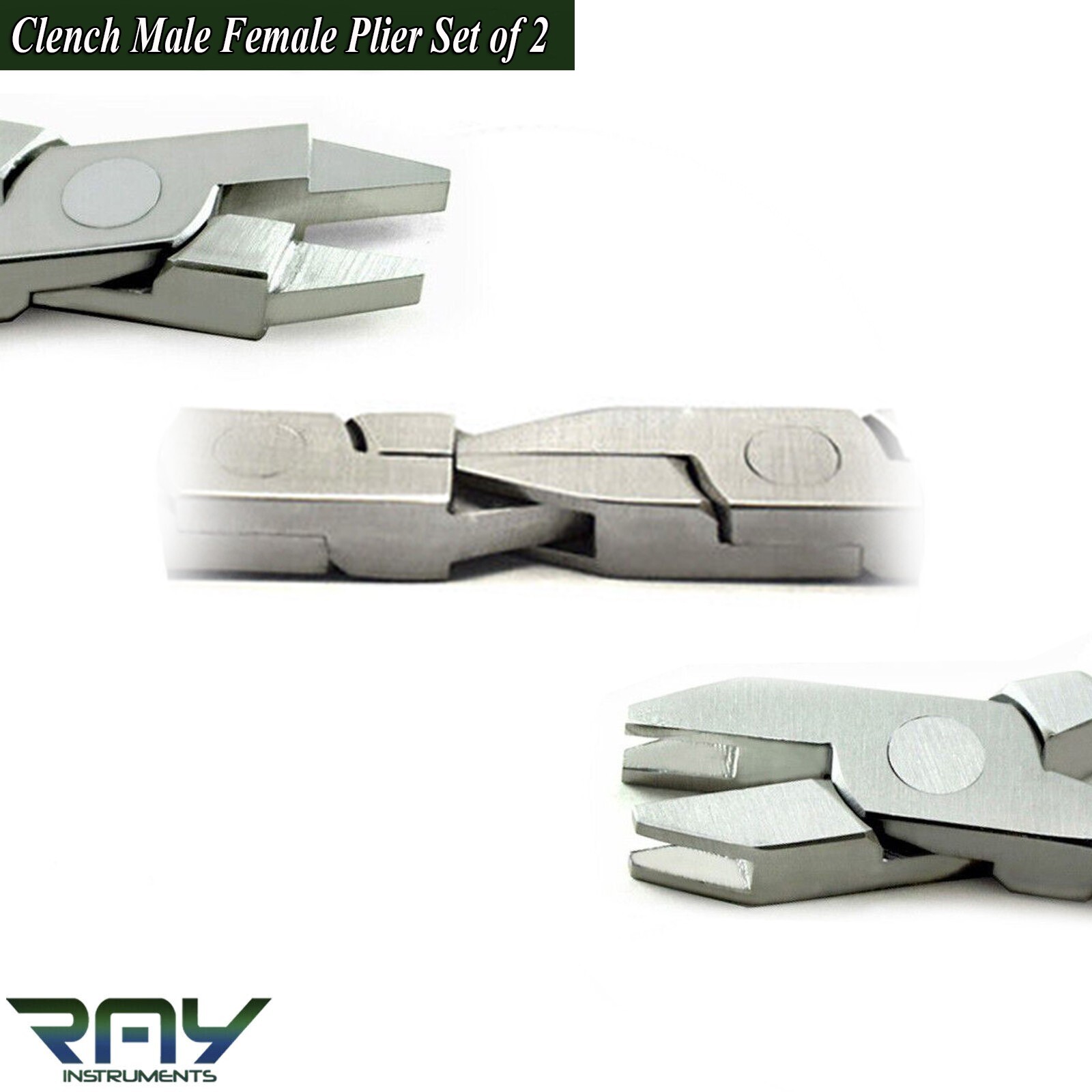 Orthodontic Male & Female Torquing Pliers Dental Torque Bending Arch Wire Plier