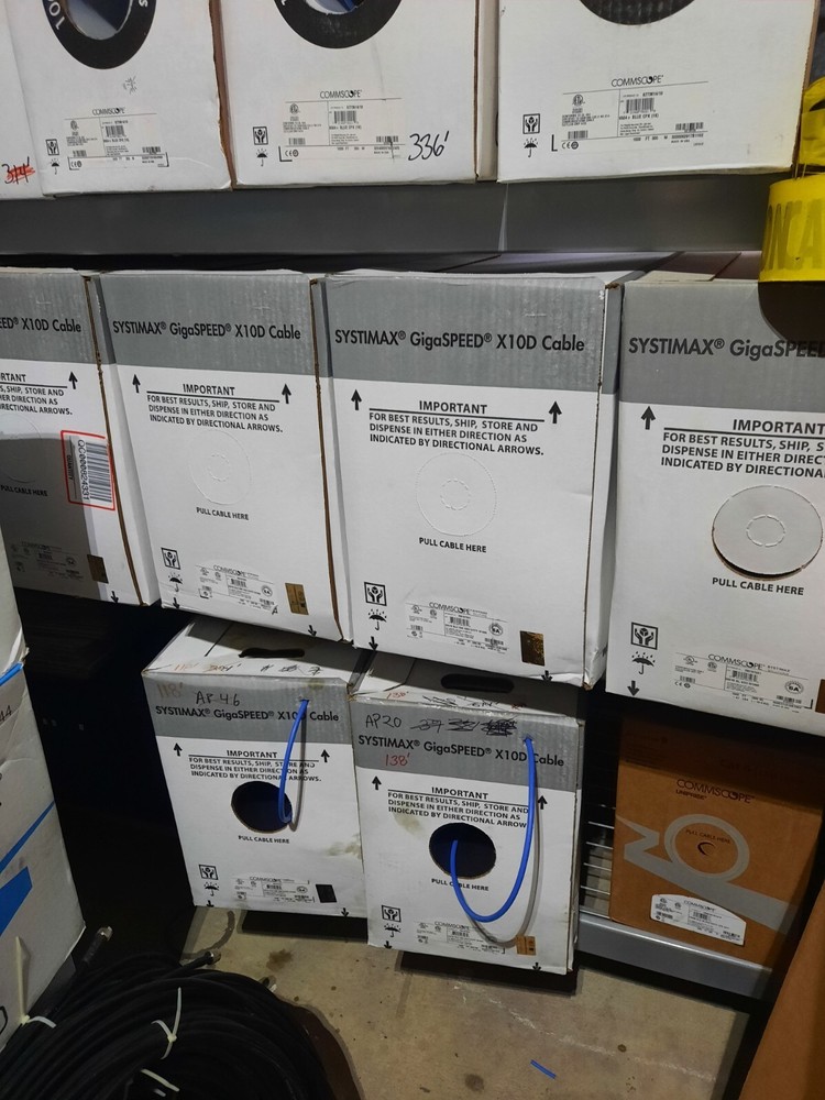 Commscope Systimax GigaSpeed X10D Category 6A Plenum cable