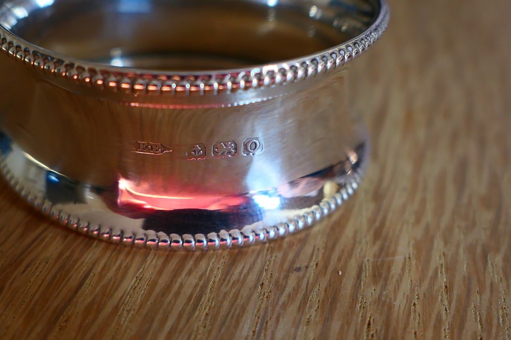 1938 Silver Napkin ring
