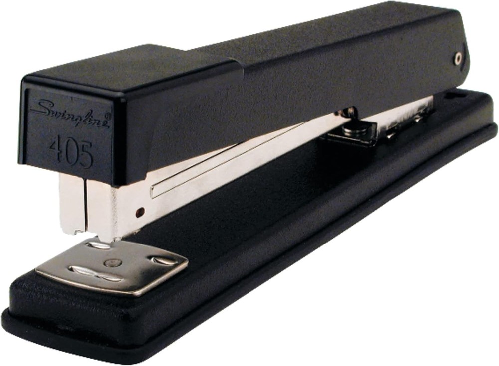 Light Duty 405 Metal Stapler - Securely Staple 20 Sheets, Tacking Capability