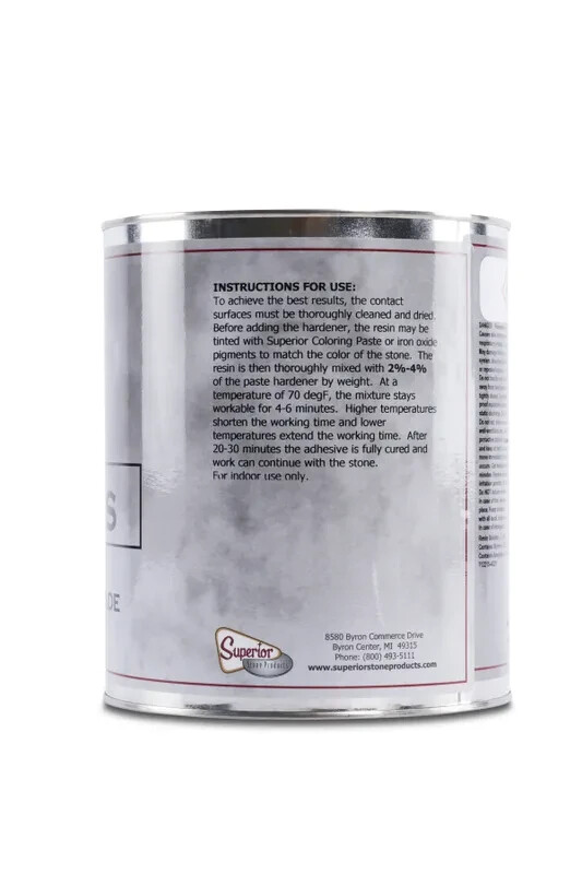 Superior Polyester Adhesive Transparent - Knife Grade - Gallon