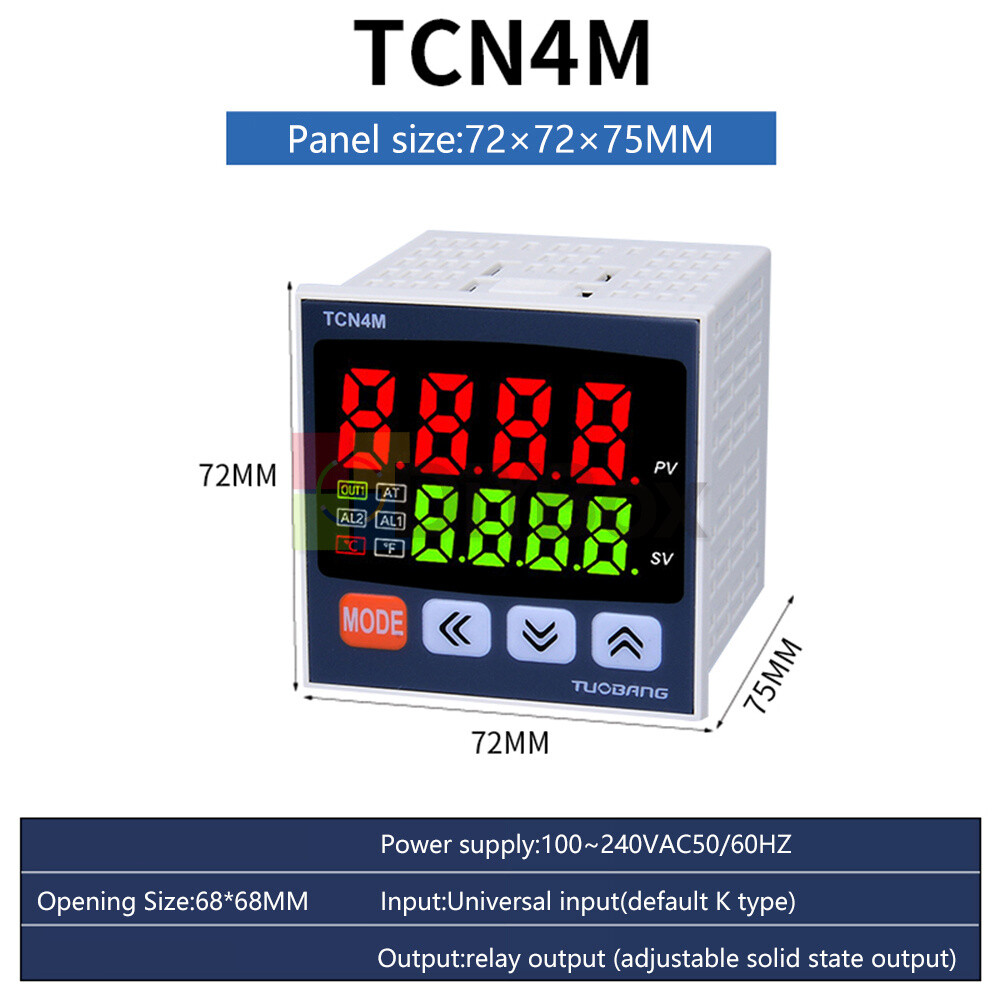 Digital PID Thermostat universal input Temperature Controller 0~1370℃ AC100~240V