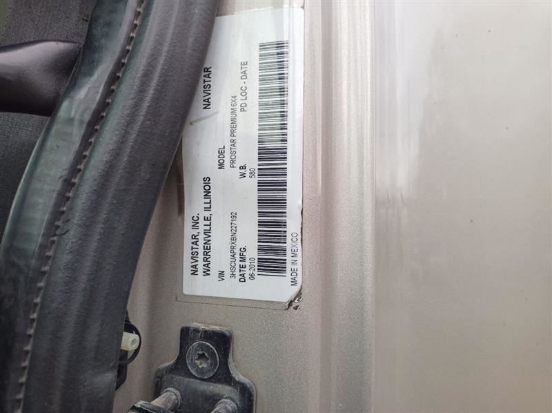 2011 International Prostar Sleeper Temperature Control (10128210