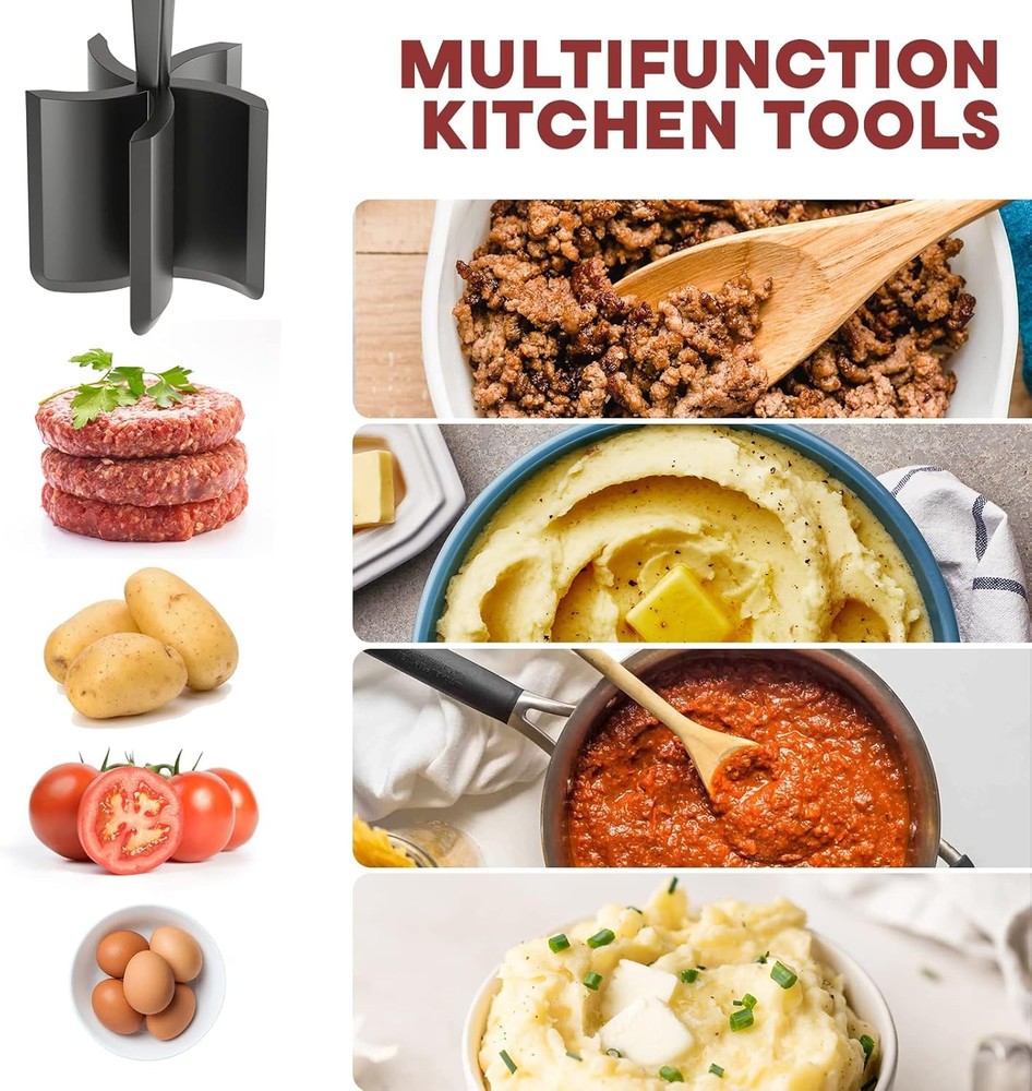 Premium Meat Chopper Burger Grinder Nylon Kitchen Tool