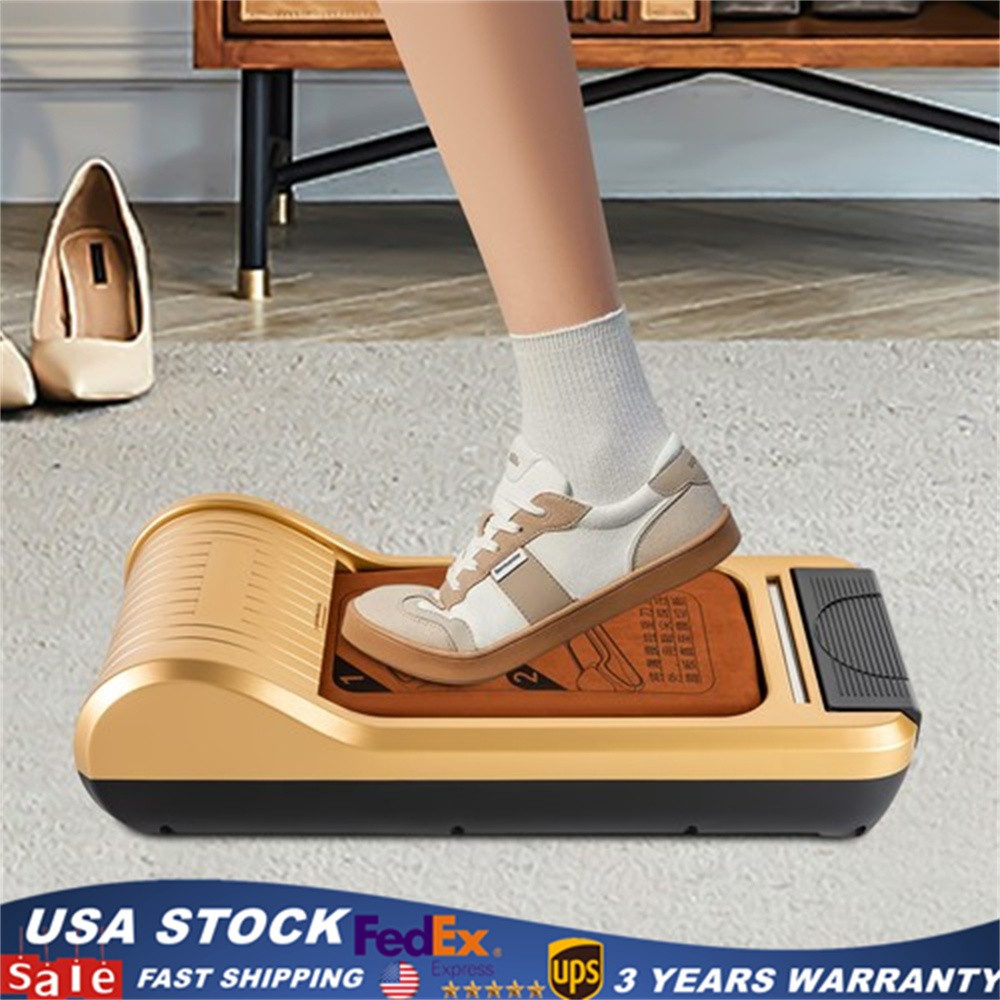 Shoe Film Machine Automatic Shoe Cover Dispenser Step-on 1 Roll of Film Portable