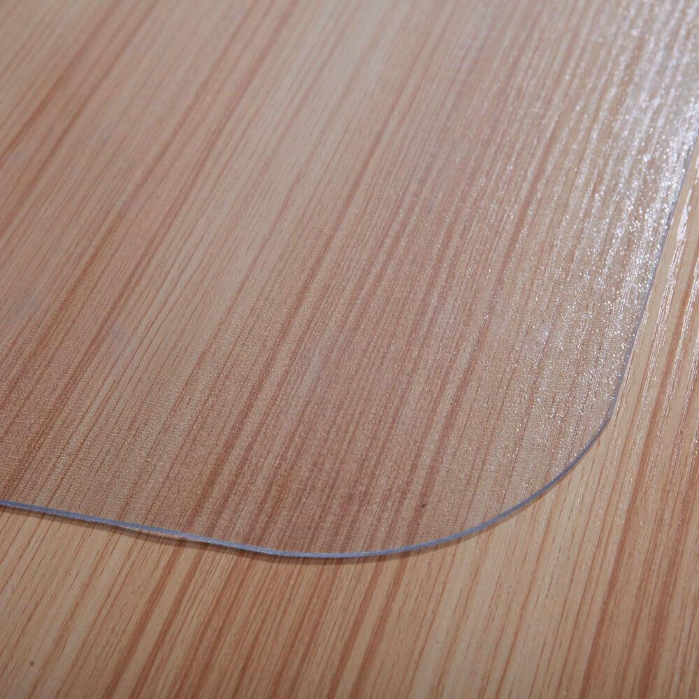 36x48"Hard Wood Floor Home Office PVC Floor Mat Square for Office Rolling Chair