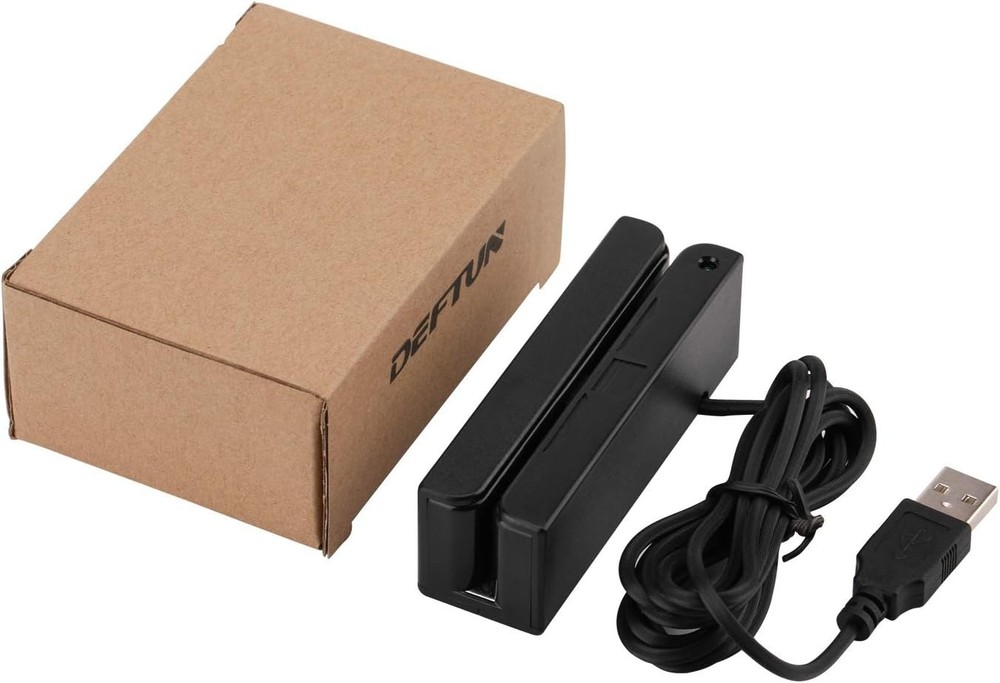 Versatile 3-Track USB Credit Card Reader - Windows & Mac Compatible Solution