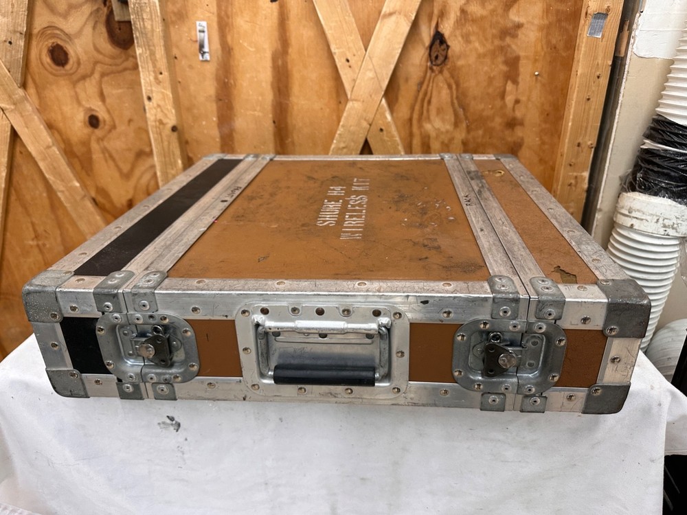 Unbranded 1U ATA Single Space Wireless Microphone Rack Case