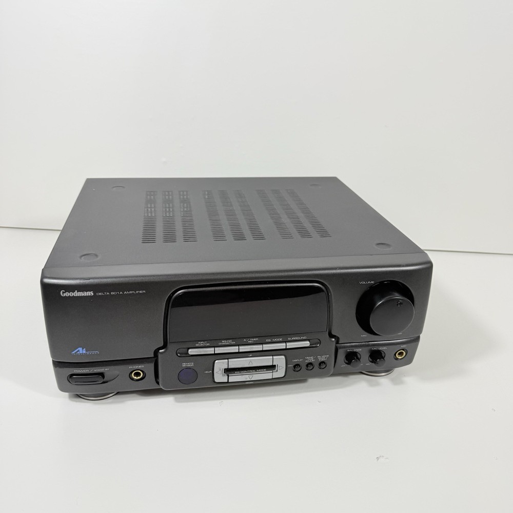 Rare Goodmans Delta 801A Amplifier W/ Equaliser Tested Working Hifi Separate