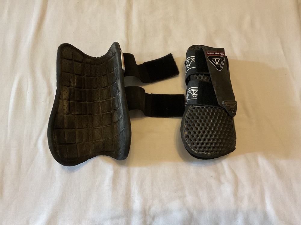 Tri-Zone Tendon Boots Black Medium