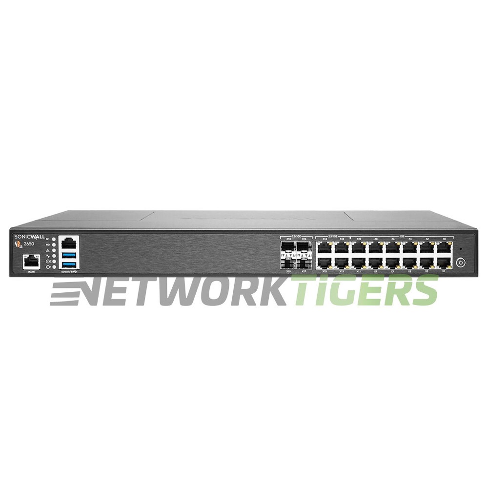 SonicWALL NSA 2650 01-SSC-1936 3 Gbps Firewall - NON-TRANSFERABLE