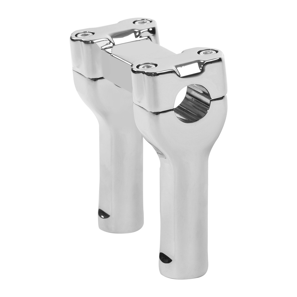 Chrome 4 " Handlebar Risers Fit For Harley-Davidson 1" Bar Dyna Heritage Softail