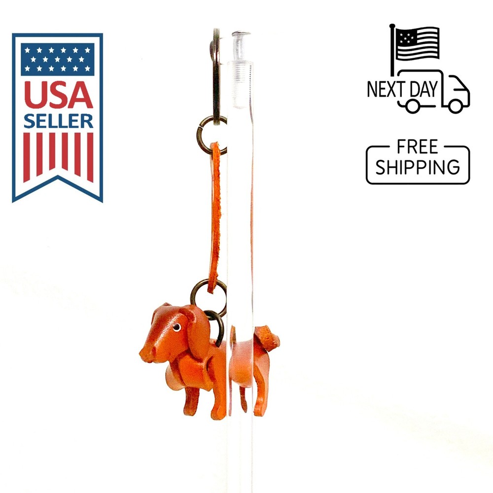 LABRADOR RETRIEVER Handmade Leather Keyring #2