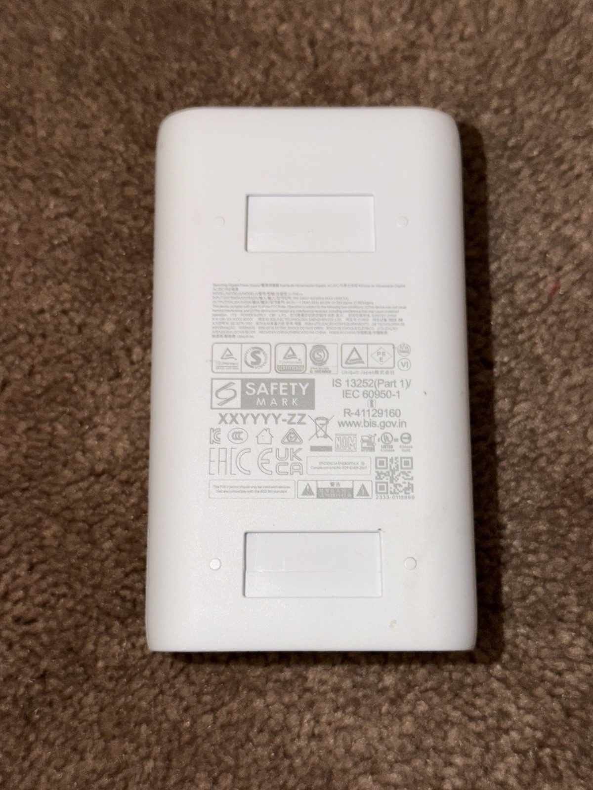 Ubiquiti U-POE++ 60W PoE Injector 48V Gigabit Power Supply UniFi