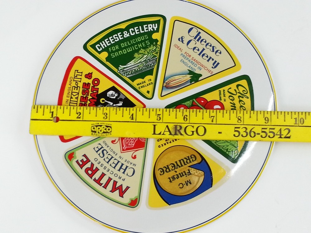 Rosanna Cheese Theme Serving Platter Round