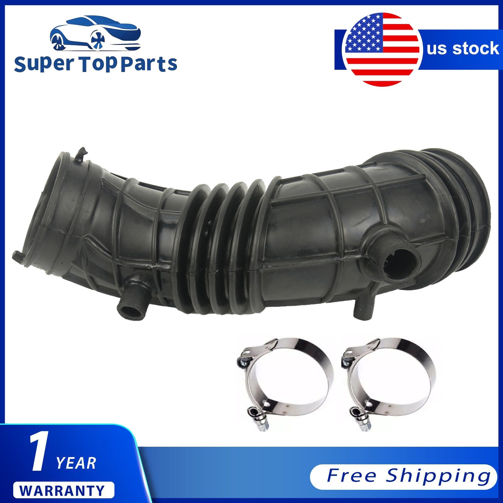 17228R40A00 Engine Air Intake Hose Tube For 2008-2012 Honda Accord L4 2.4L