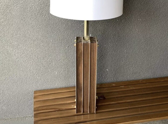 Laurel Brass TABLE LAMP MID CENTURY MODERN VINTAGE EAMES ERA