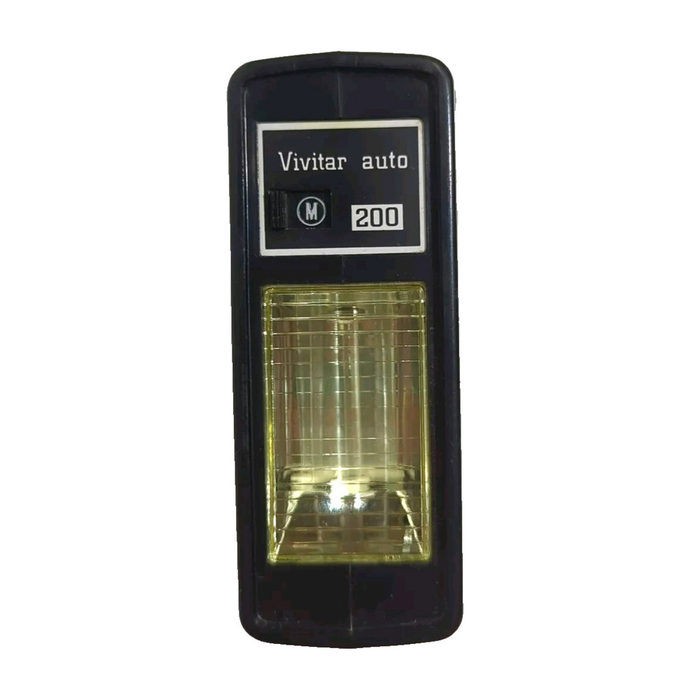 Vintage Vivitar Auto 200 Shoe Mount Camera Flash