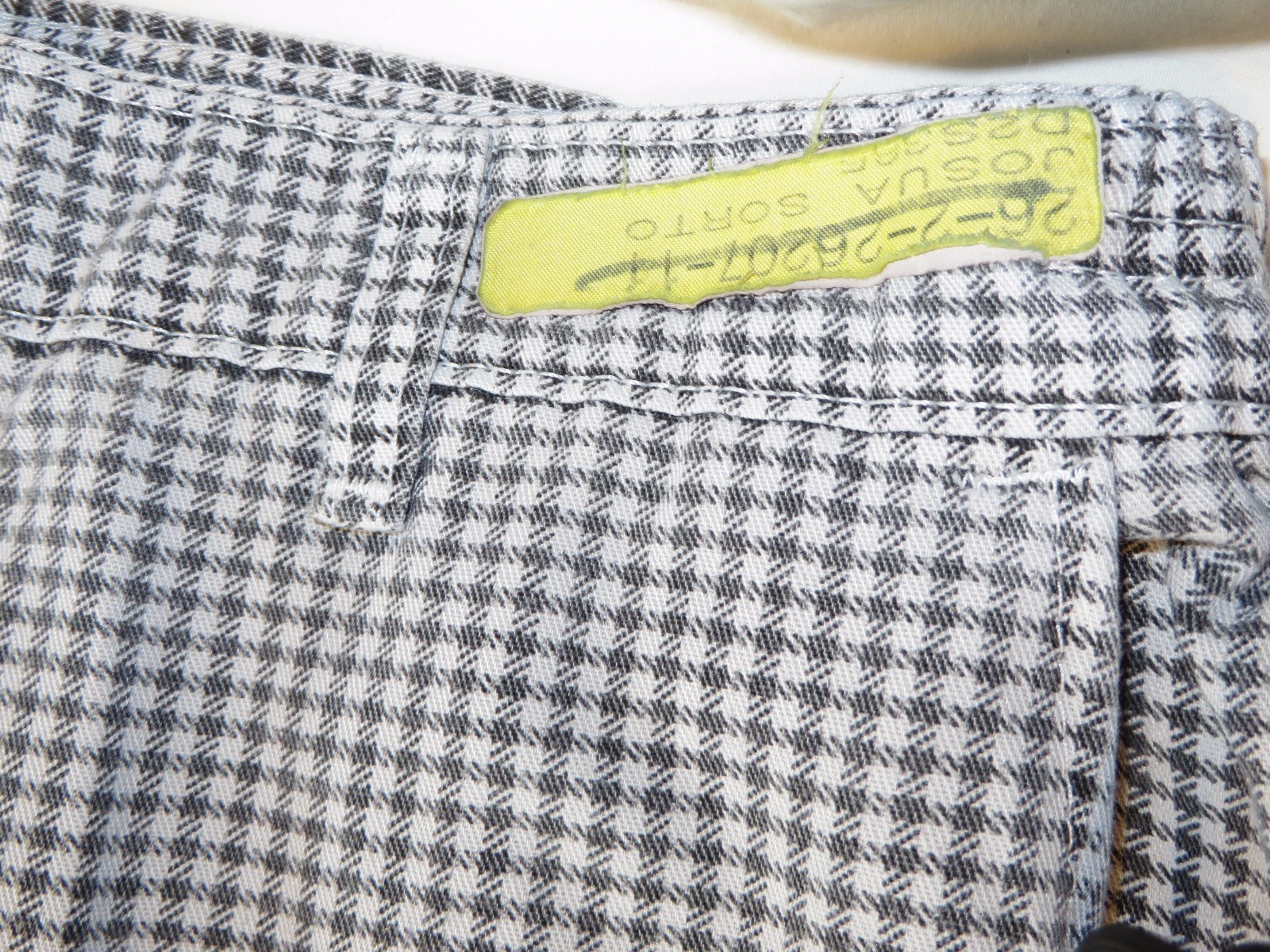 Chef Pants Checkered Black / White PST Brand Pre-Owned