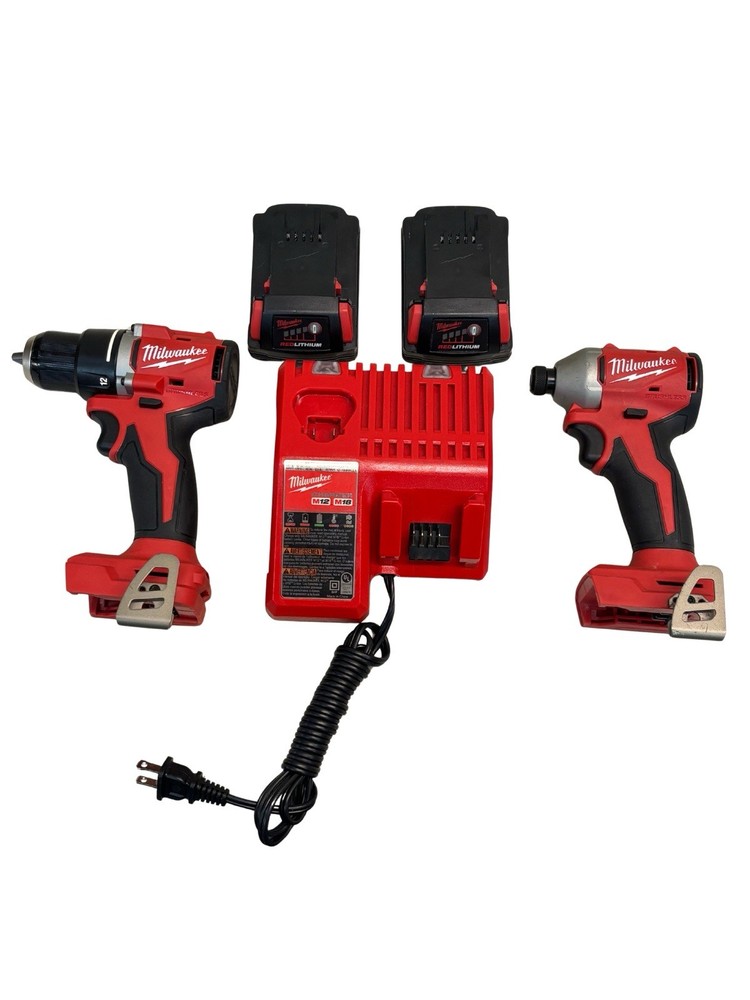 Milwaukee M18 Compact Brushless 2-Tool Combo Lot/Kit