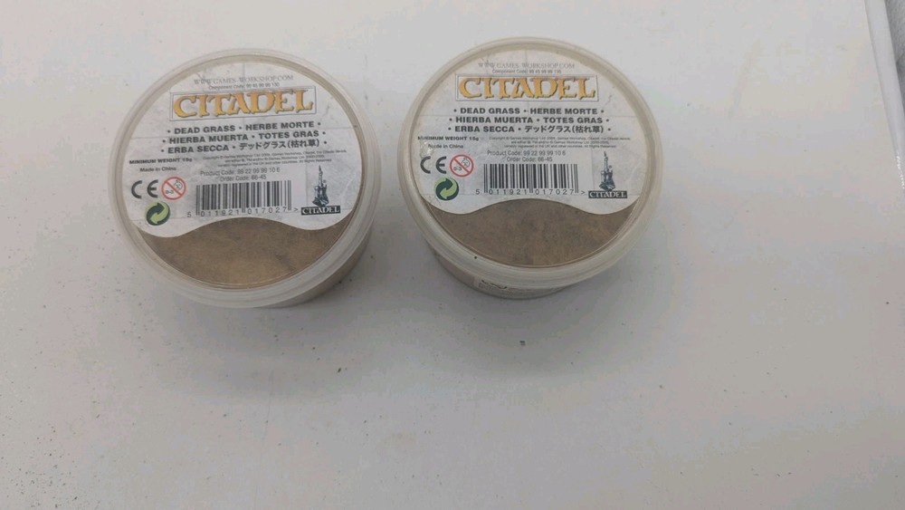 2x Citadel Dead Grass, Basing, Terrain, Warhammer 40k