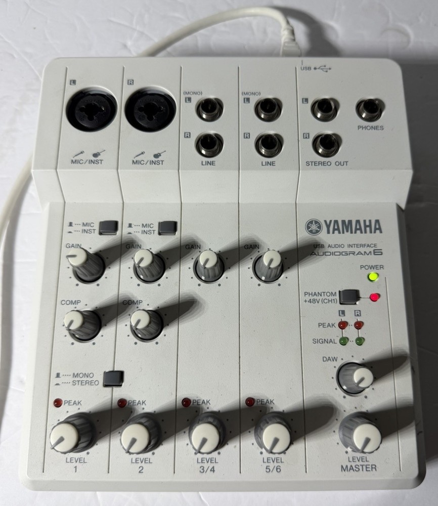 Yamaha Audiogram 6 USB Computerized Recording System *TESTED/WORKS/READ*