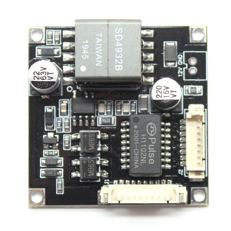 IP camera POE module Input 44-57V cctv PCB board output DC 12V for ip camera