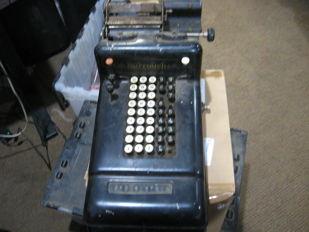 Antique Burroughs Adding Machine