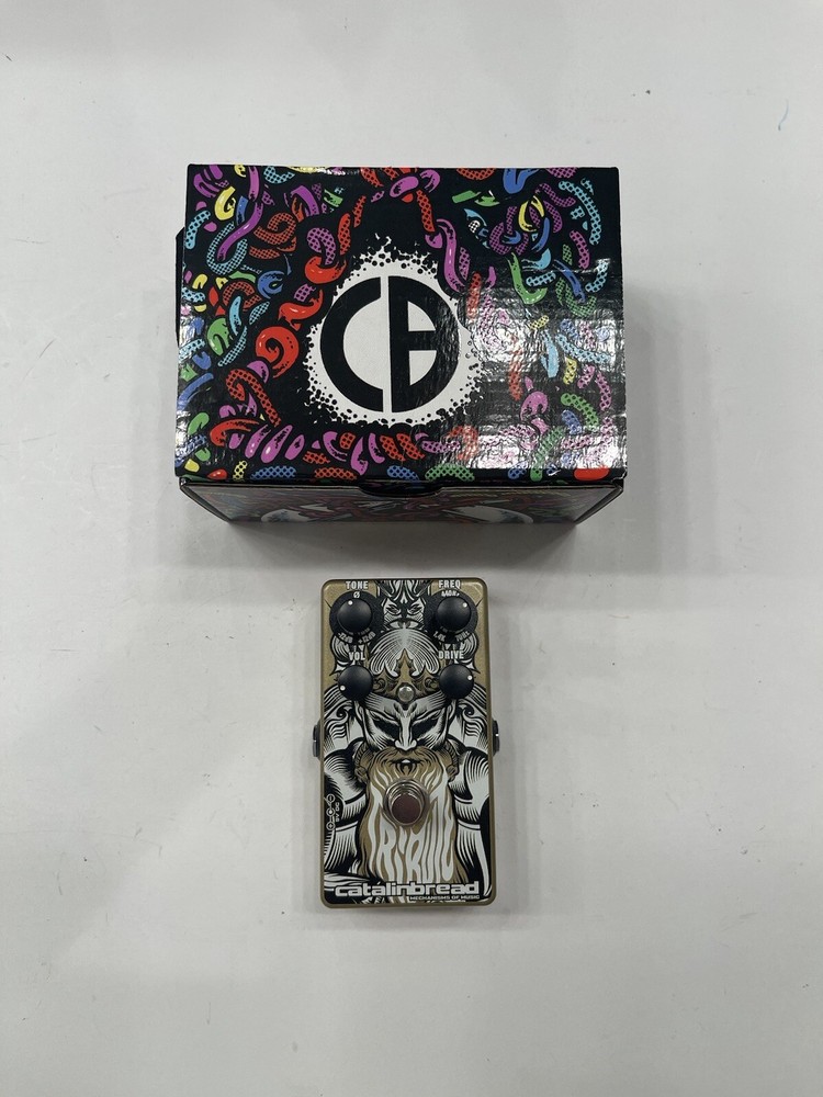 Catalinbread Tribute Parametric Overdrive Guitar Effect Pedal + Original Box