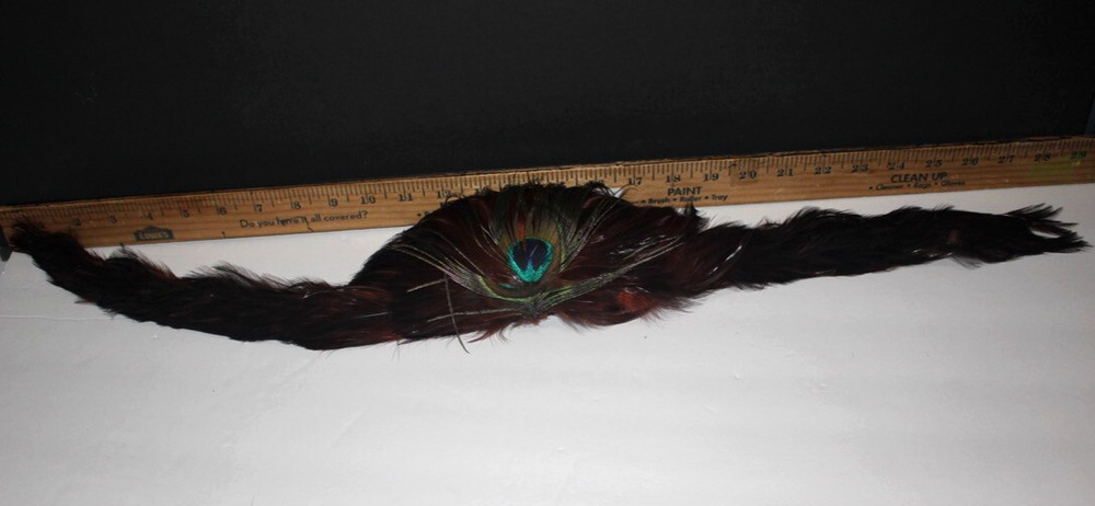 (New) Multicolored feather headdress