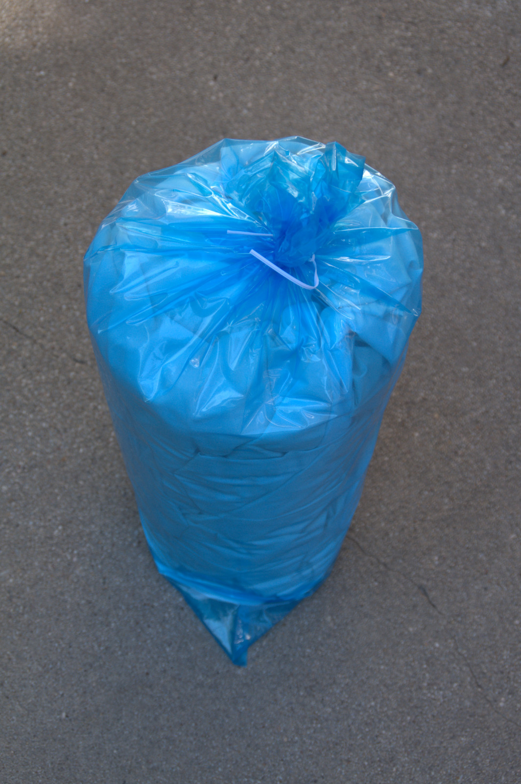 Ice Bag 10 lbs. Thick 1.75 Mil Blue Heavy Duty Plastic Quantity of 10 Per Order