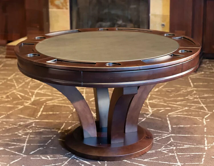 Hamilton Poker Table / Dining Table w/ 4 Chairs Contemporary Design