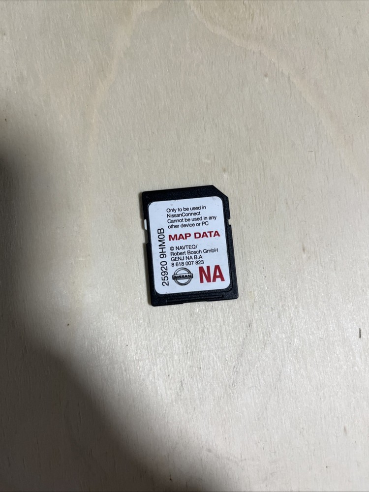25920 9HM0B  MAP DATA SD Card 25920 9HM0B  OEM