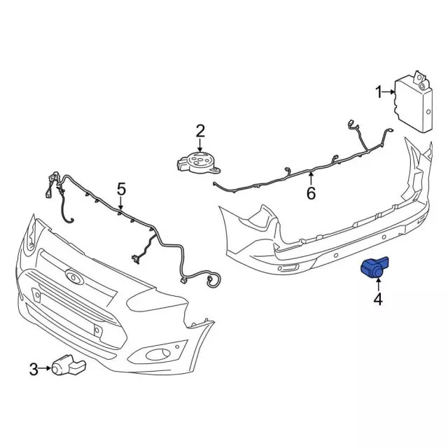 Genuine Ford Sensor GK2Z-15K859-B