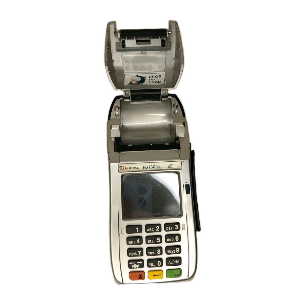 First Data FD150 Credit Card Terminal EMV CTLS No Cables Untested POS Reader