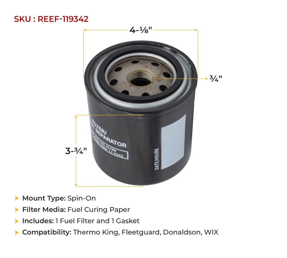 Filter Maintenance Kit for Thermo King Reefer Unit Air Filter Replace P822686
