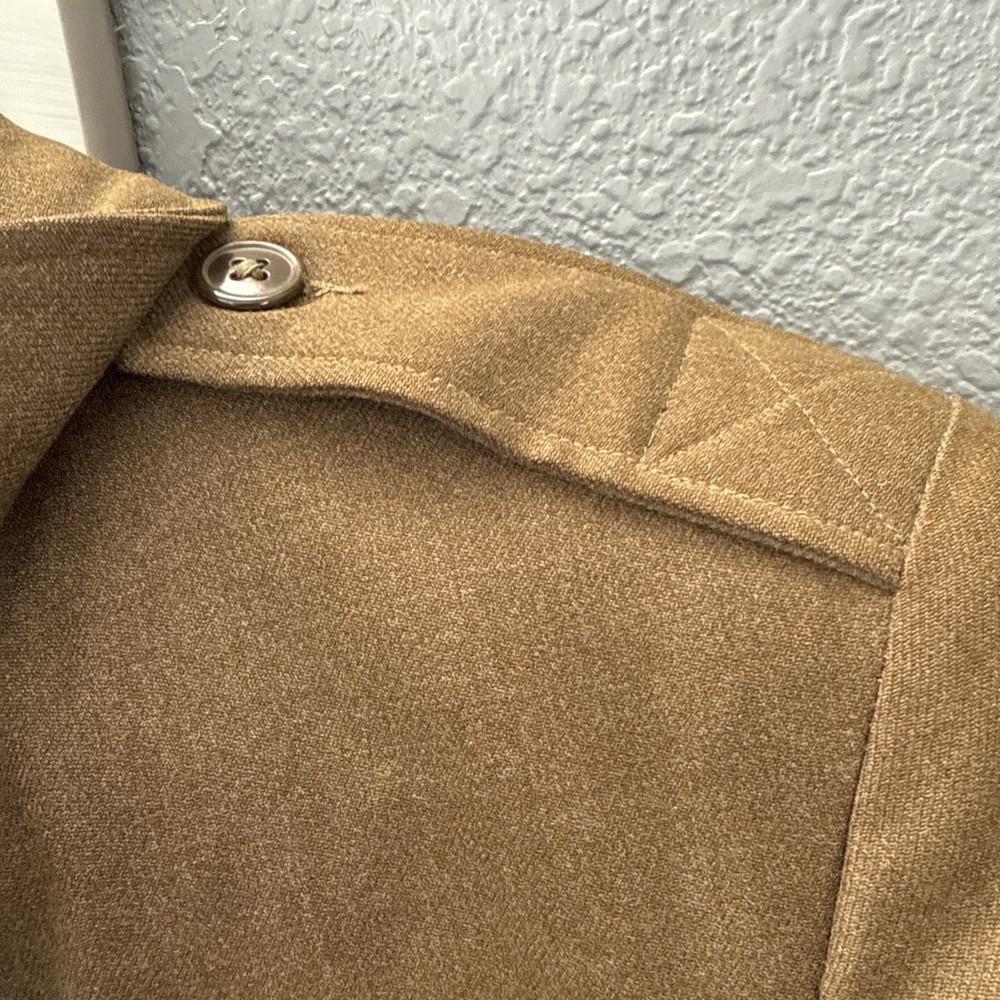 VTG WWII US Army Air Force Wool Field Jacket 36s Training Command Patch 13th Arm