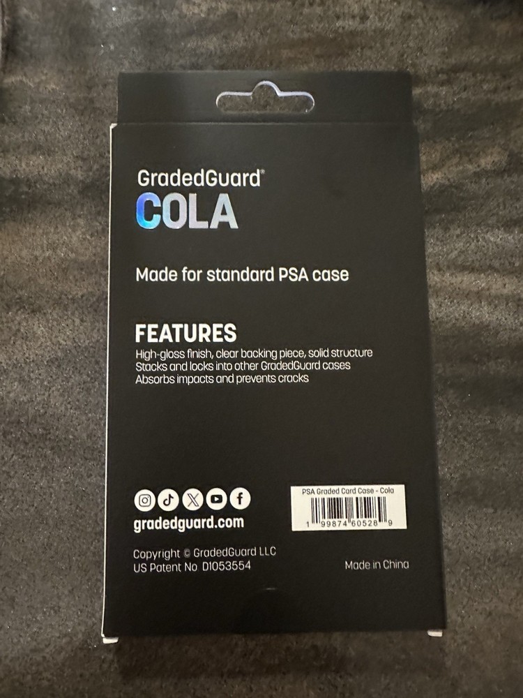 GradedGuard PSA Graded Case Guard Protector Cola Limited Edition
