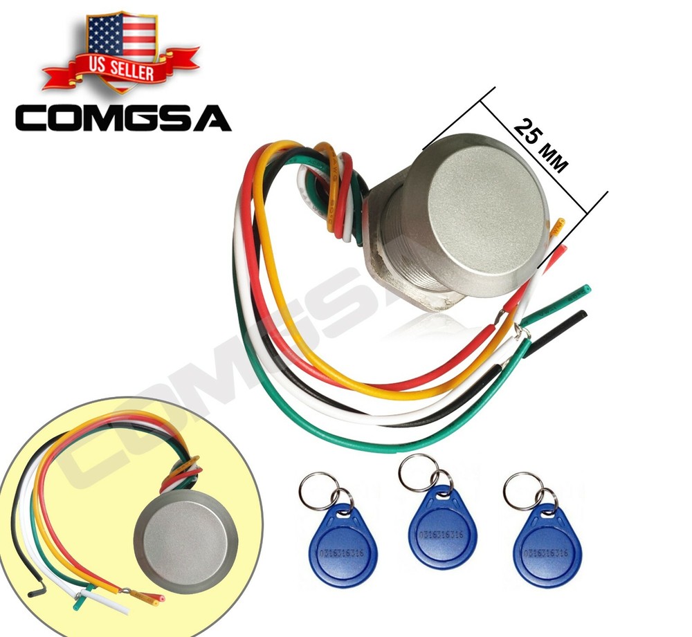 Hide Mini RFID Reader 125K EM4100 Proximity Wiegand26 For Access control. USA