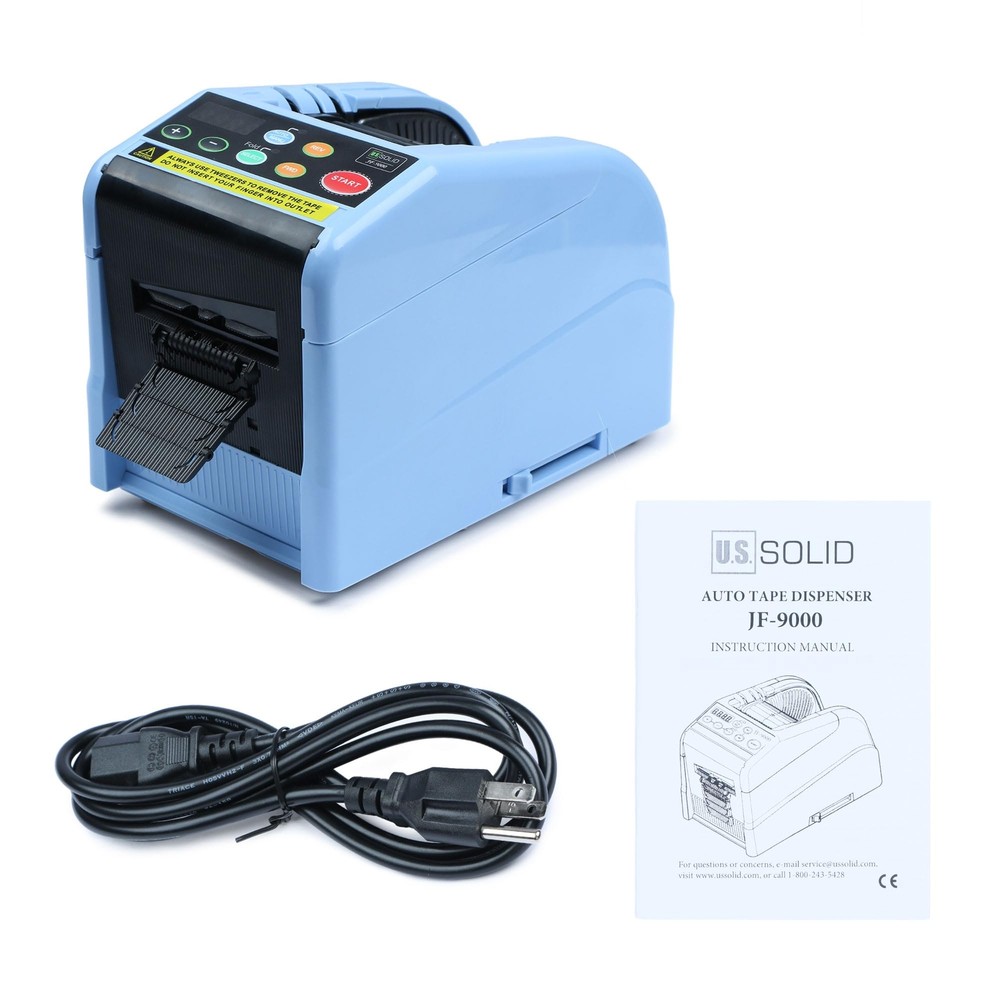 U.S. Solid Automatic Tape Dispenser JF-9000 Edge Folding Programming Function
